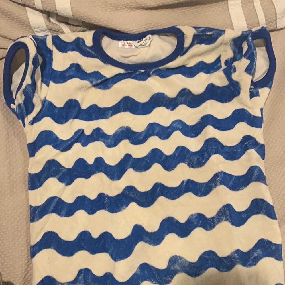 Noe & Zoe terry top, boys, size 8, worn once
